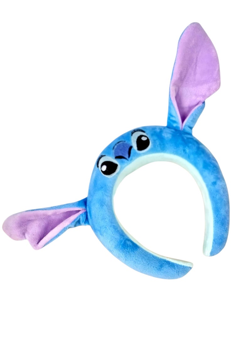 ستيتش طوق شعر مبطن ستيتش بأذن كبيرة / ازرق - Image 1