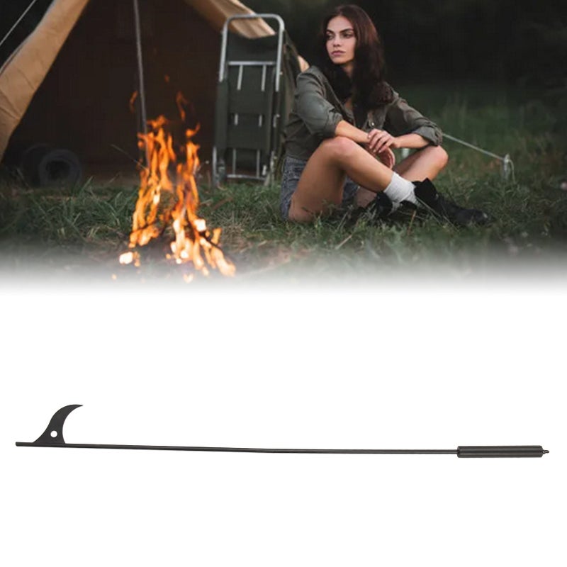 Fire Pit Poker Steel 40 Inch Long Removable Outdoor Fire Poker for Fireplace Campfire Wood Stove and Indoor Use - Image 5