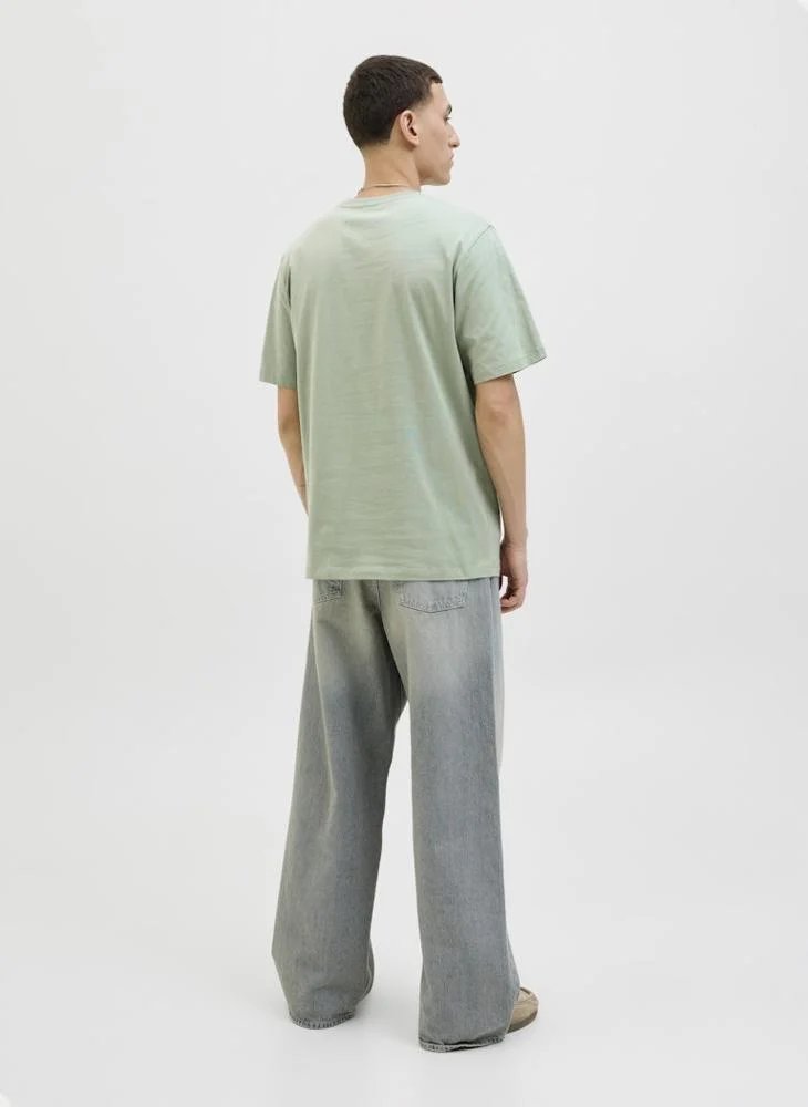 Jack Jones Jjelogo Graphic Crew Neck T-Shirt