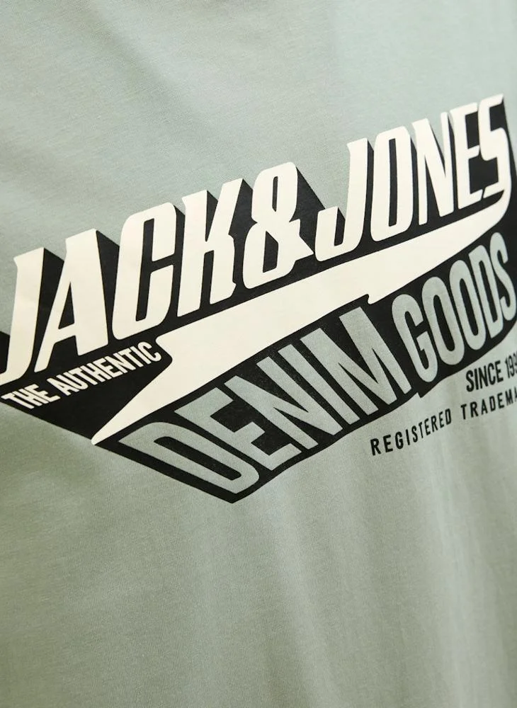 JACK & JONES Graphic Crew Neck Regular Fit T-Shirt