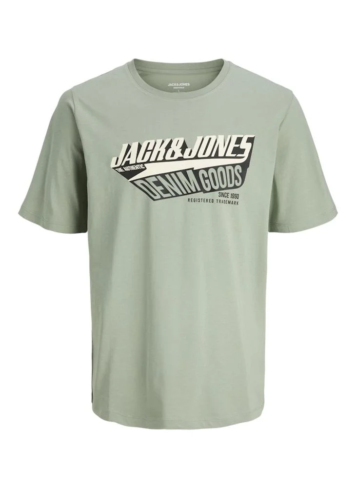 JACK & JONES Graphic Crew Neck Regular Fit T-Shirt