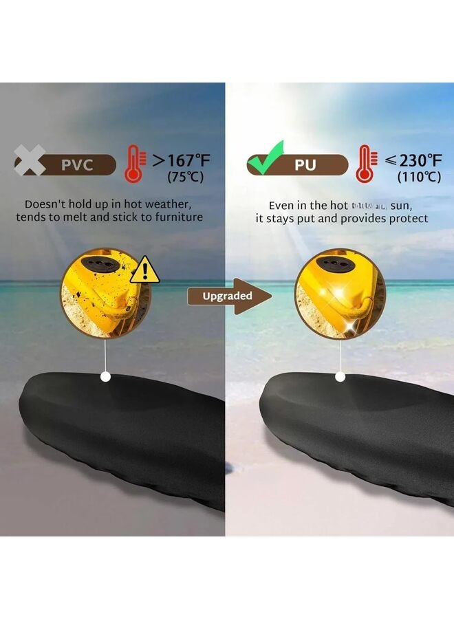 يُسلِّم غطاء كاياك - غطاء زورق كاياك للتخزين الخارجي، متين ومقاوم للماء، ومقاوم للبهتان، ملحق كاياك للزورق، ولوح التجديف، ولوح التجديف، وقارب الكاياك (4 أمتار) - Image 5