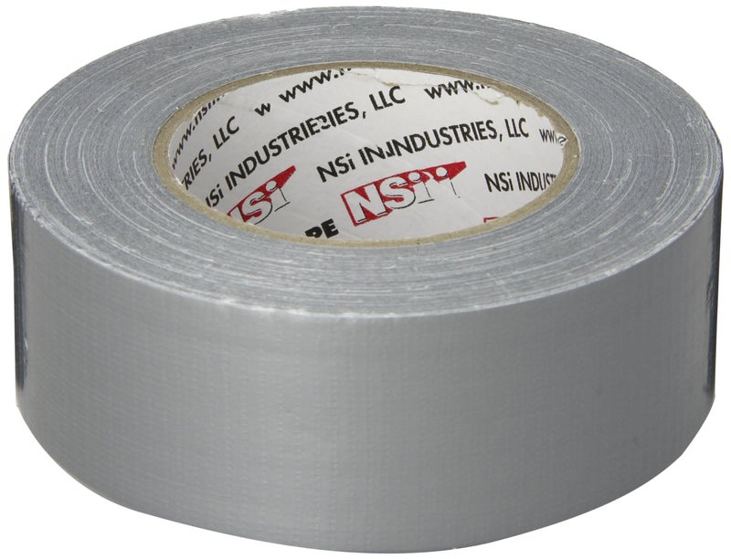 NSI - EWDT-8 General Purpose Cloth Duct Tape, 18lbs/inch Tensile Strength, 2" Width, 55 yds Length, 18mm Thick, Silver - Image 4
