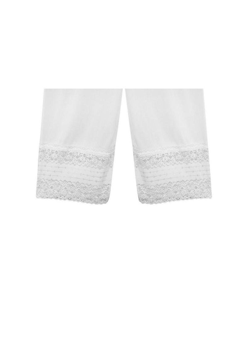 Toutounji LADIES LONG LACE SILKY SHALASH PANTS  - Image 3