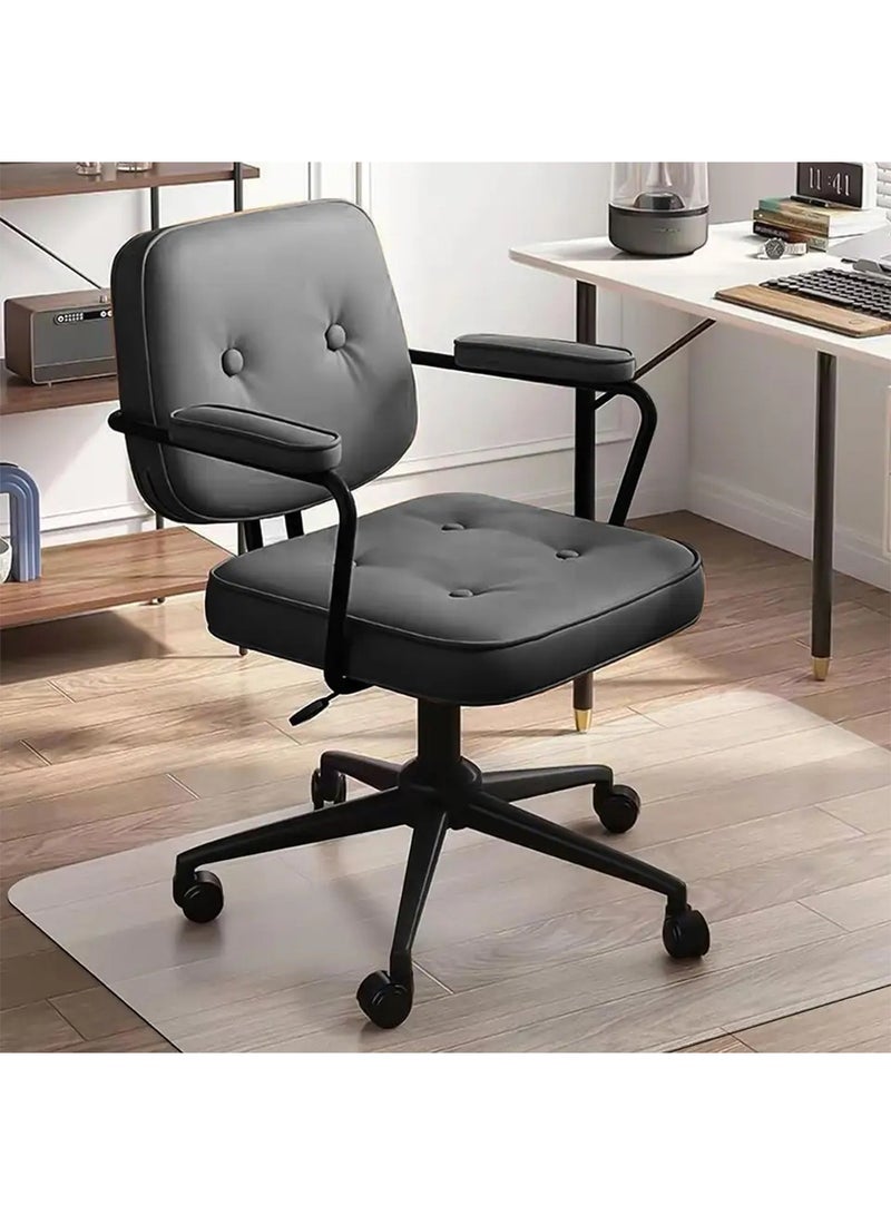 GT-Wheel Home Office Desk Chairs Technical Cloth Fabric Computer Chair with Padded Armrest and Back Support - Image 1
