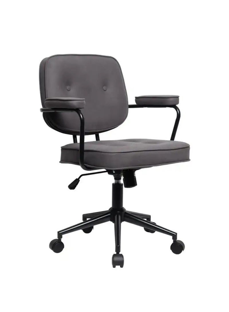 GT-Wheel Home Office Desk Chairs Technical Cloth Fabric Computer Chair with Padded Armrest and Back Support - Image 2
