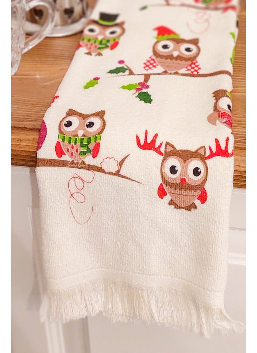 Cnr Garden Fringed Cotton Printed 100% Cotton 40X60 cm Hand Face Kitchen Towel Soft Patterned Water Absorbent Towel  - Image 2