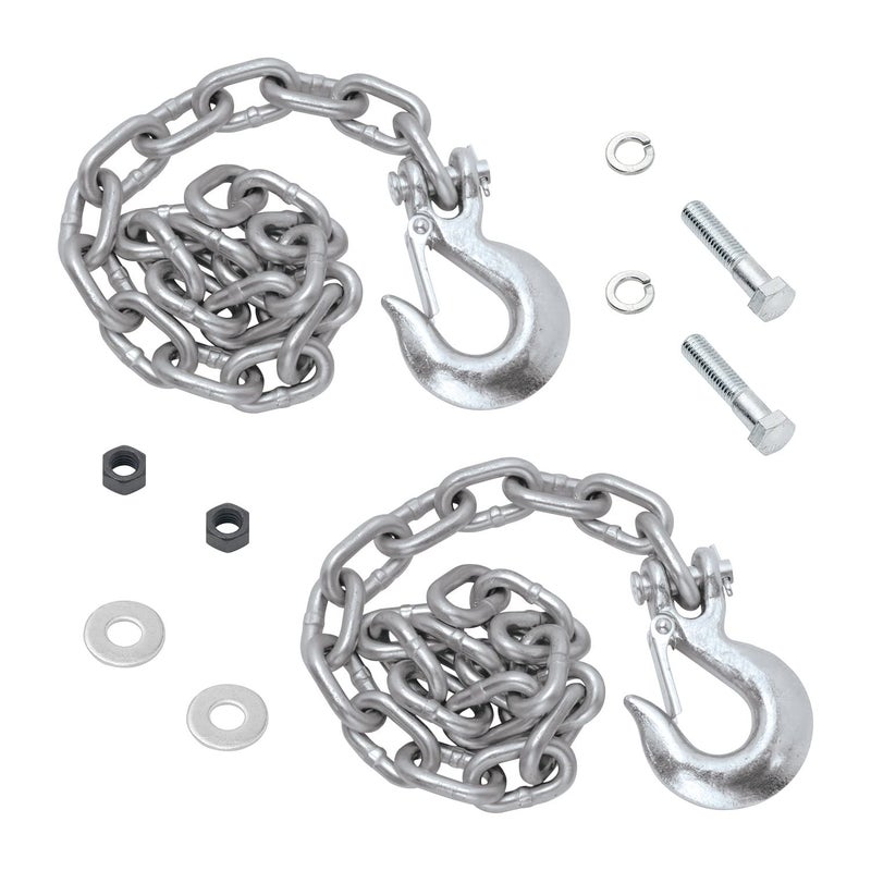 Fulton 49150 Safety Chain Kit   Silver   Black - Image 1