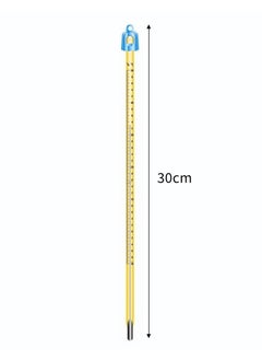 King Mariot 2 Pcs Lab-grade Borosilicate 3.3 Heavy Duty Graduated Glass Thermometer | 12 inch (30cm) | -10℃ to 110℃ Range | Protective Case | Ideal for Chemistry Biology Physics Laboratory Experiments  - Image 3