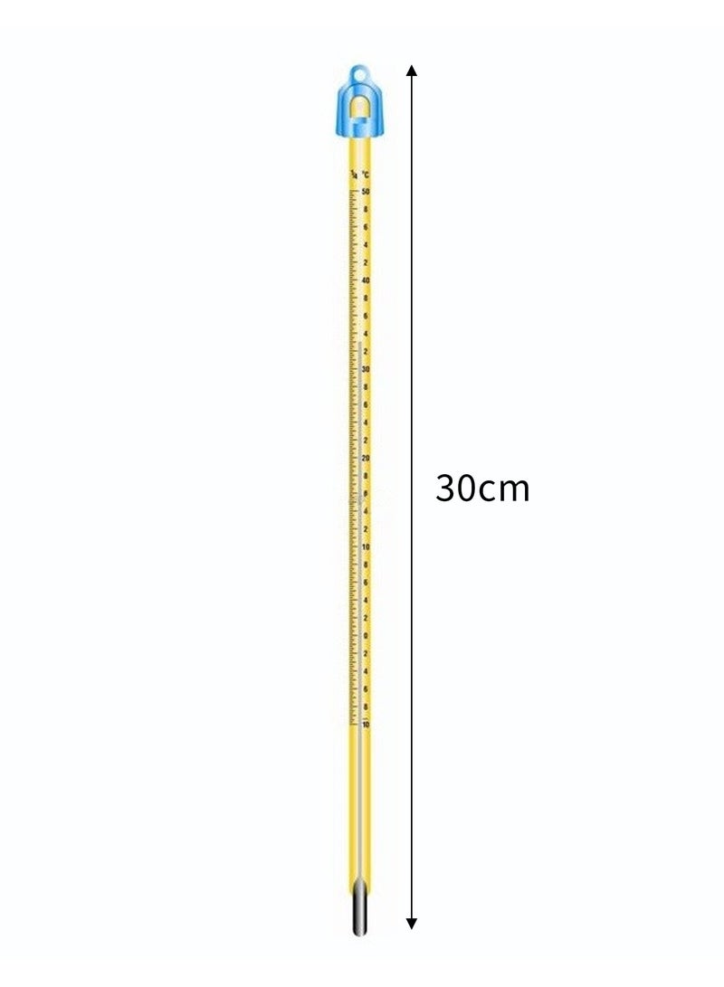 King Mariot 2 Pcs Lab-grade Borosilicate 3.3 Heavy Duty Graduated Glass Thermometer | 12 inch (30cm) | -10℃ to 110℃ Range | Protective Case | Ideal for Chemistry Biology Physics Laboratory Experiments - Image 3