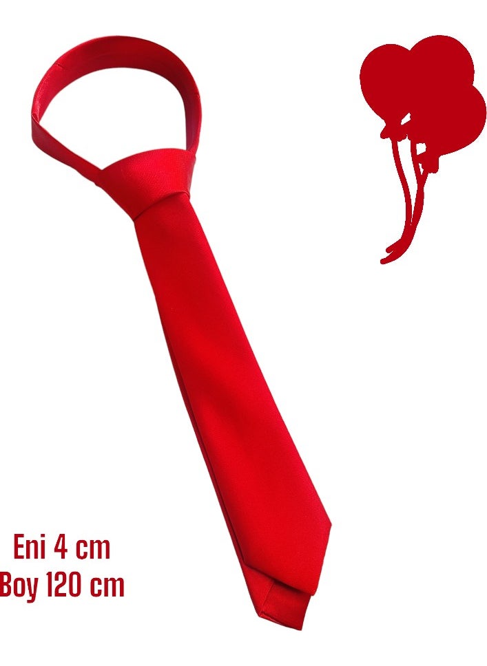 Algitsin OLA - Algitsin Children's Tie Red 1-12 Years - Image 1