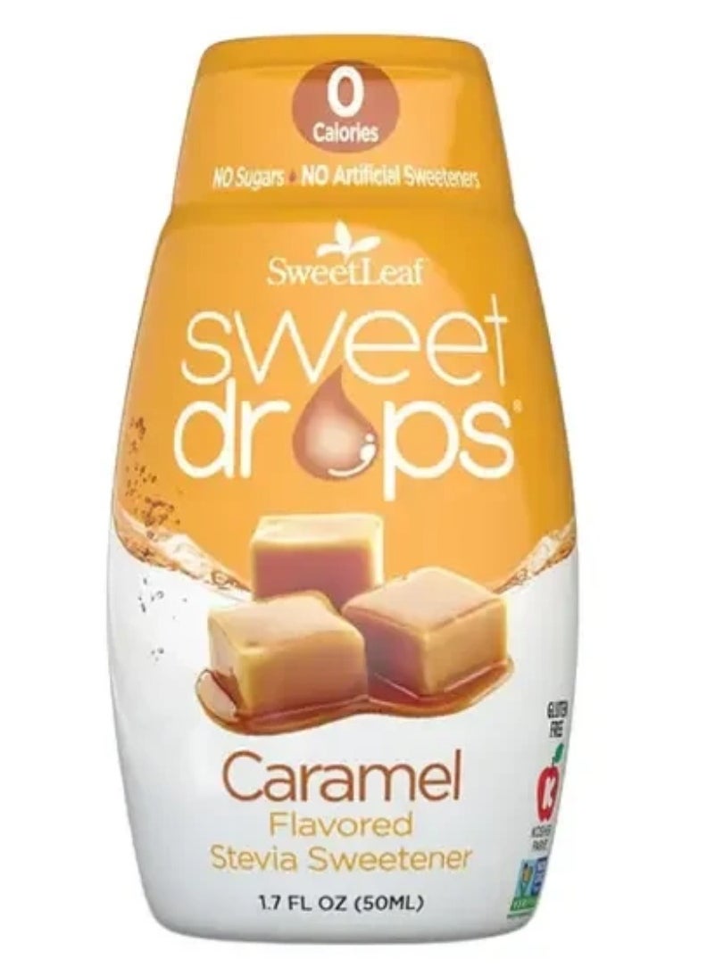 مُحلي ستيفيا سائل من Sweetleaf Sweet Drops، نكهة الكراميل، 1.7 أونصة - pzsku/Z31E253B974C97232F3F7Z/45/_/1736840040/8a17d886-ce05-4f5e-8e65-7172a43f90de