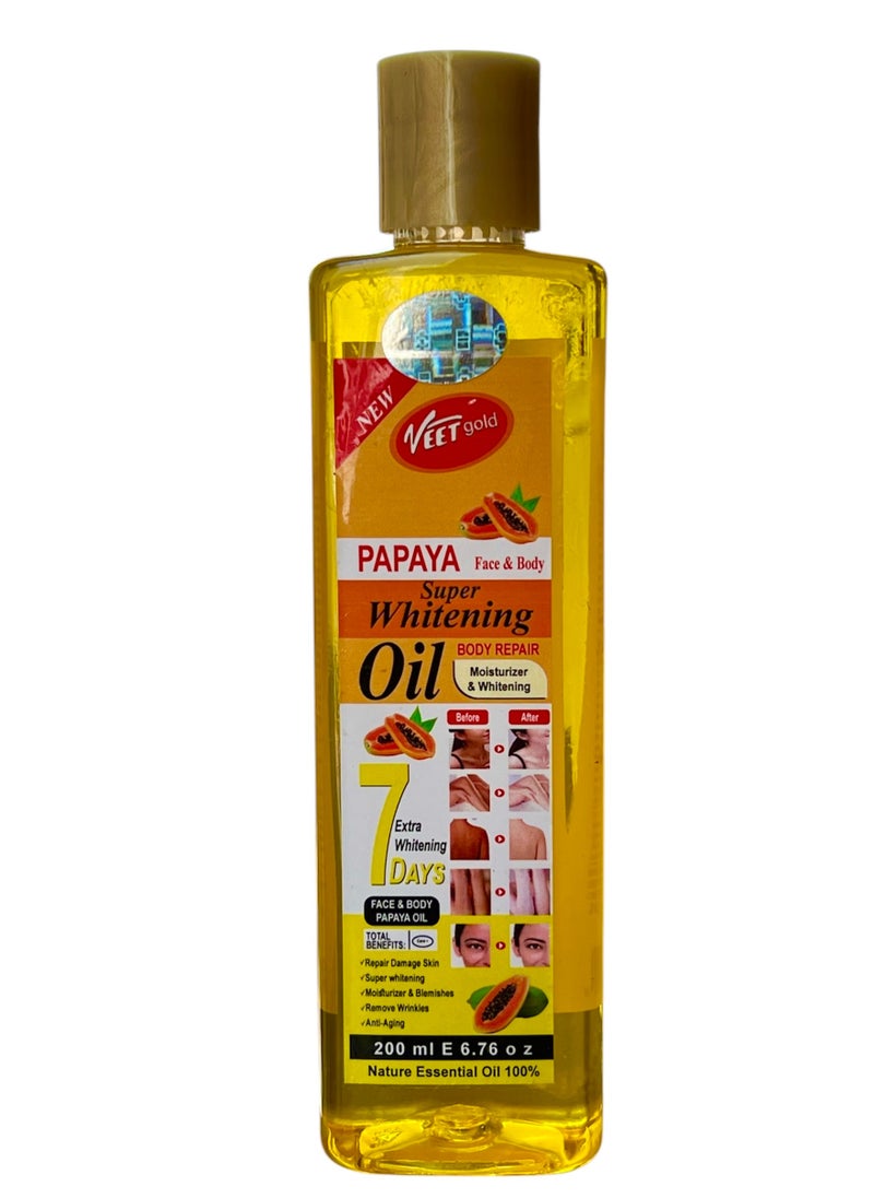 Papaya Super Whitening Body Repair Oil 200ml - pzsku/Z31E25405DA7553E6F76FZ/45/_/1729853839/69128b3f-86f2-4894-8ee1-2d2c3667c592