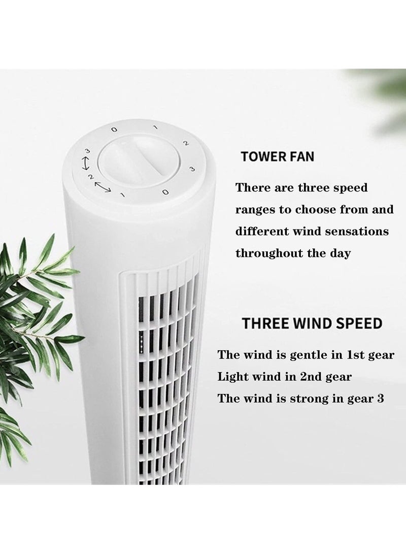 دينكس مروحة برجية، مروحة عمودية عاكسة لتكييف الهواء، تبريد صيفي، مروحة عمودية بدون أوراق، تصميم بدون شفرات، محمولة، مروحة أرضية للمنزل والمكتب، DX2537 - Image 4