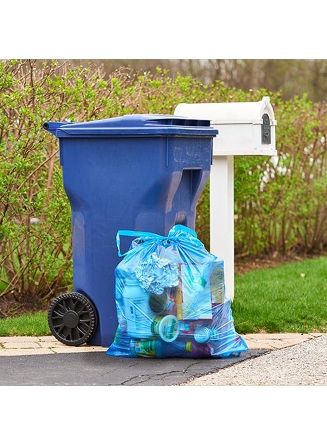 Hefty Recycling Trash Bags, Blue, 13 Gallon, 60 Count - Image 5