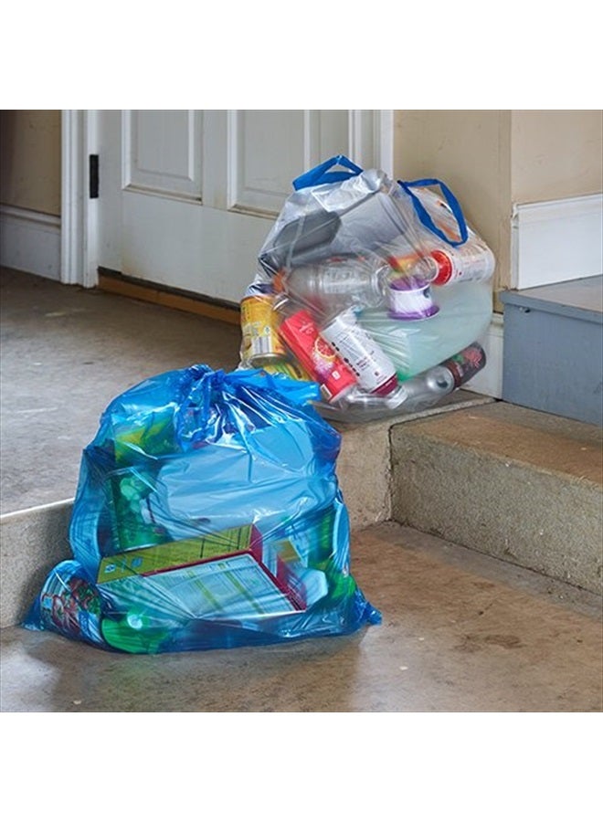 Hefty Recycling Trash Bags, Blue, 13 Gallon, 60 Count - Image 4