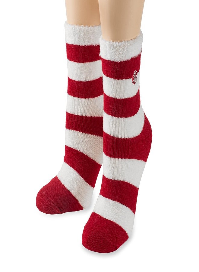 Earth Therapeutics Thermal Double Layer Socks - Red Candy Stripe - Image 3