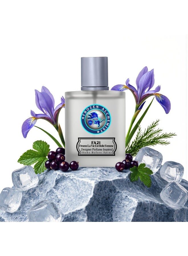 Frozen Alchemist Frozen La Vie Est Belle FA21 EDP 100ml, By Frozen Alchemist, Inspiration By Lanc's, Long Lasting Designer Perfume Inspired - Image 2