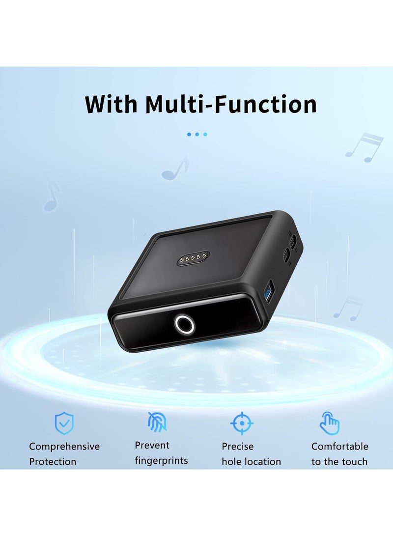 Case for Anker Prime Power Bank Charging Base(100W), Silicone Protective Cover,Drop-Proof,Scratch-Proof,Shock-Proof,Protective Case for Anker Prime 27,650mAh Charging Base 100W(Black)  - Image 2