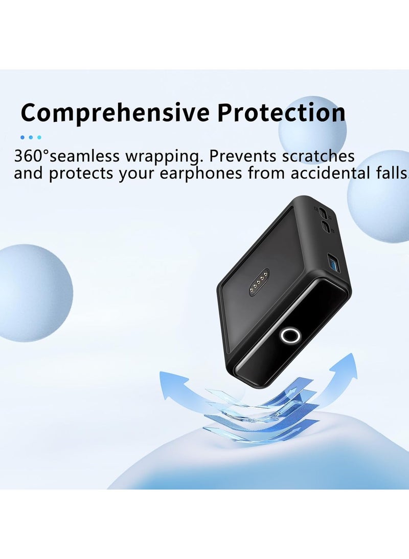 Case for Anker Prime Power Bank Charging Base(100W), Silicone Protective Cover,Drop-Proof,Scratch-Proof,Shock-Proof,Protective Case for Anker Prime 27,650mAh Charging Base 100W(Black)  - Image 3
