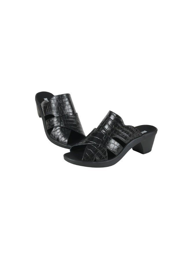 ROMIKA 117-392 Romika Ladies Block Heel Sandals 30504 Black - Image 2