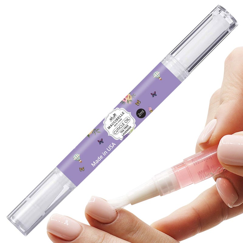 maccibelle Maccibelle Lavander Pure Cuticle & Nail Oil Pen 2ml Heals Dry Cracked Cuticles. - Image 1
