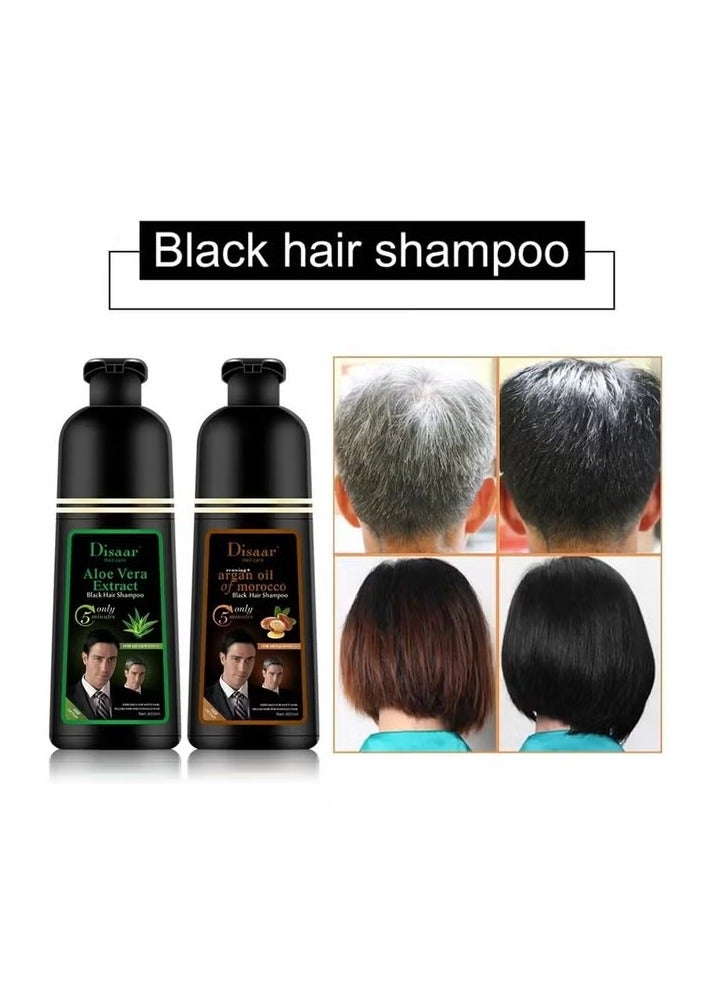 Disaar Disaar Aloe Vera Extract Black Hair Shampoo 400ml - Image 3