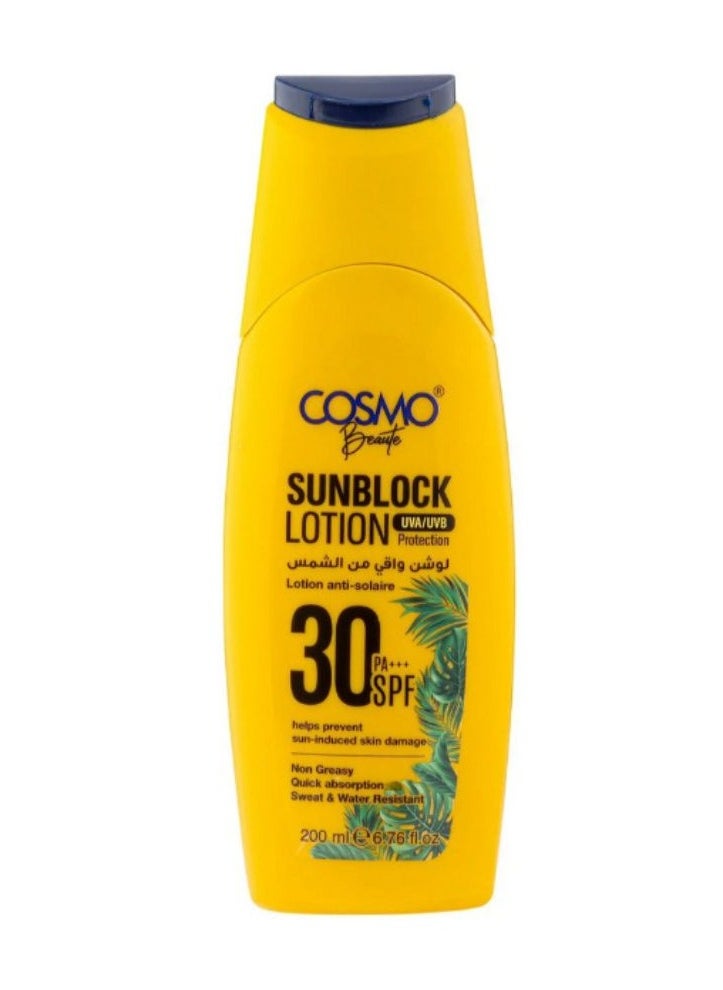 COSMO Sunblock Lotion SPF30 200 Ml 