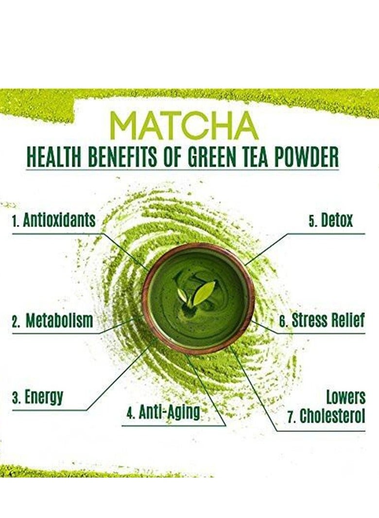 MATCHA Organic Ceremonial Matcha Green Tea Powder-100% Ceremonial Grade  - Support Healthy And Active Lifestyle -60g/tin - Image 3