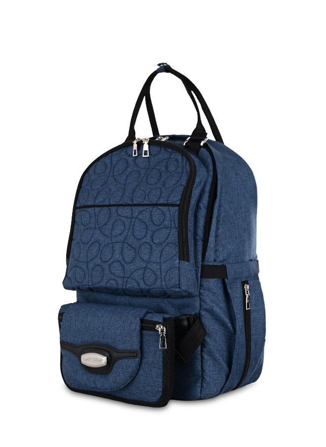 Petit bebe - Diaper bag premuim go dark blue - Image 1