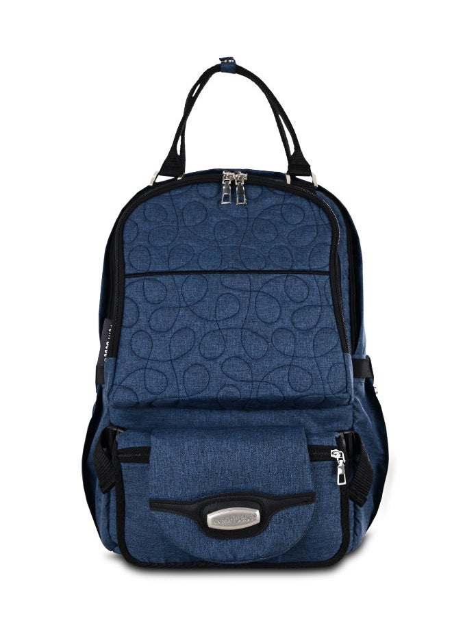 Petit bebe - Diaper bag premuim go dark blue - Image 1