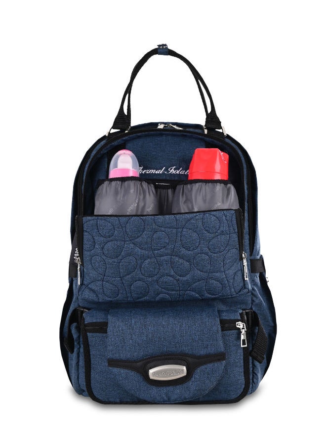 Petit bebe - Diaper bag premuim go dark blue - Image 1