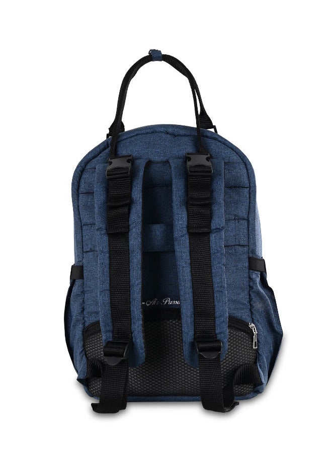 Petit bebe - Diaper bag premuim go dark blue - Image 1