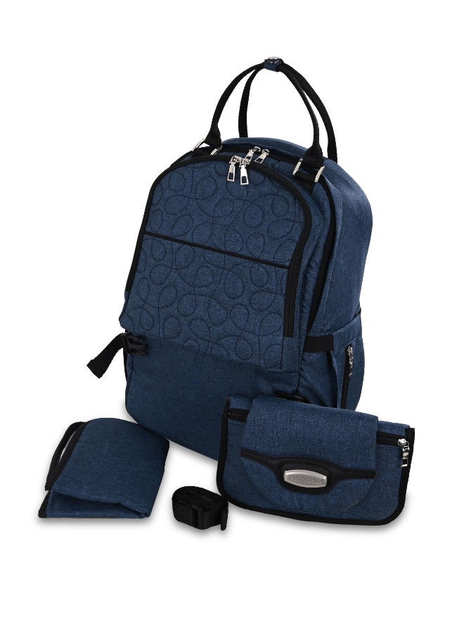 Petit bebe - Diaper bag premuim go dark blue - Image 1
