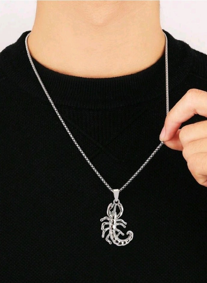 ديلز بيك سلسال رجالي من الاستانلس ستيل بتصميم رائع وأنيق - Image 1