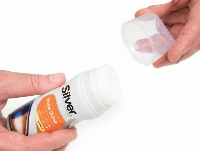 Silver Liquid Shoe Polish, Instant Shine & Color Restoration, Scuff Cover, 75ml, 3 Pack - Image 3