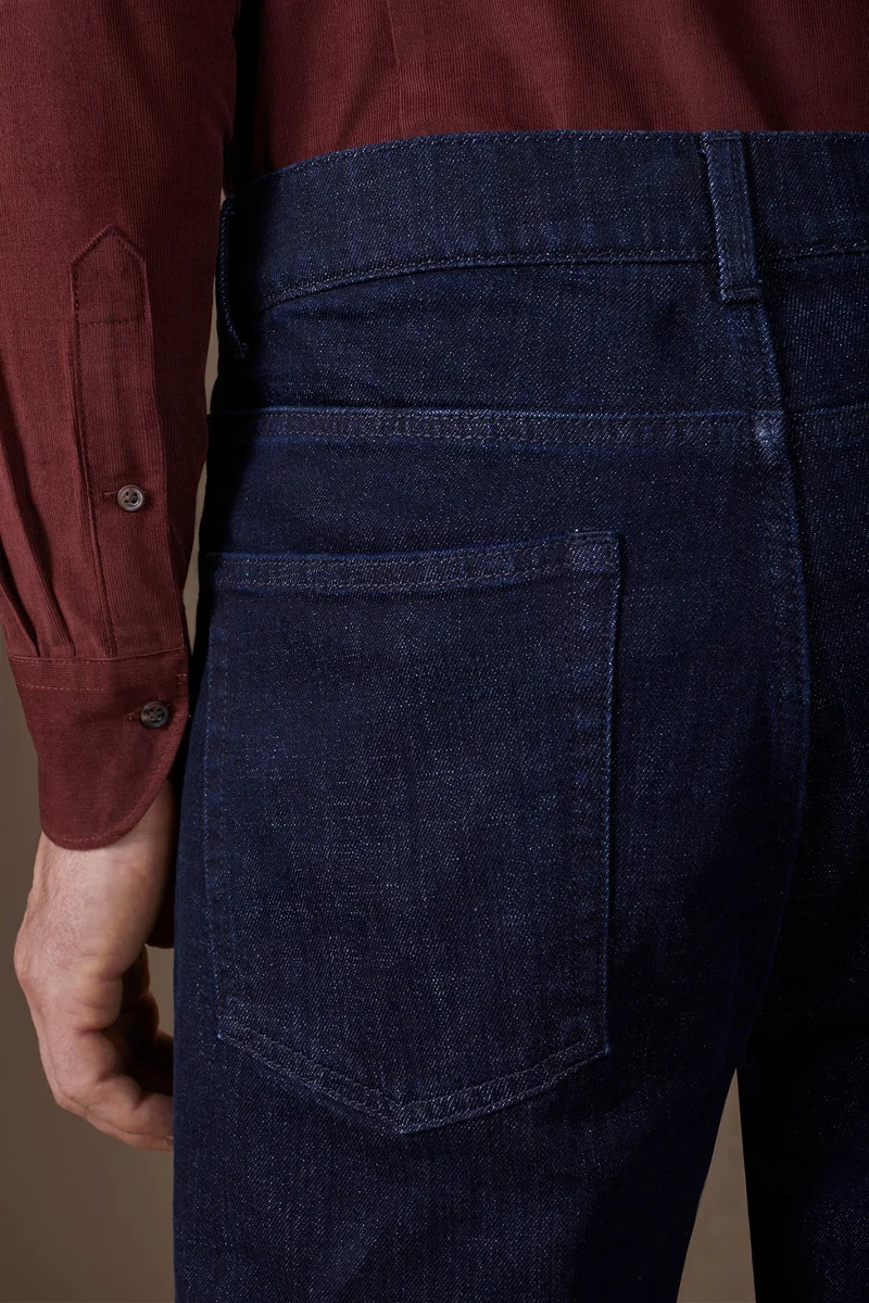 Doppelganger Blue Men's regular fit 5-pocket jeans - DK Blue for Men | Best Price UAE