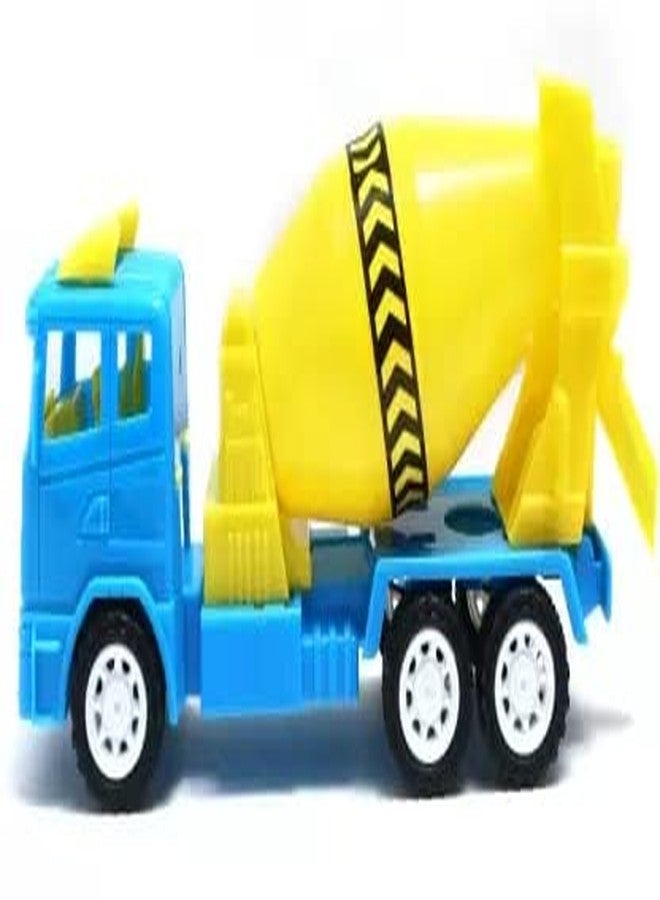 PRIMEFAIR Construction Vehicles for Kids Pretend Play Toy Trucks Push and Go Run Fast Mixer Tanker Toy for Kids (Cement Mixture-C03) - Image 4