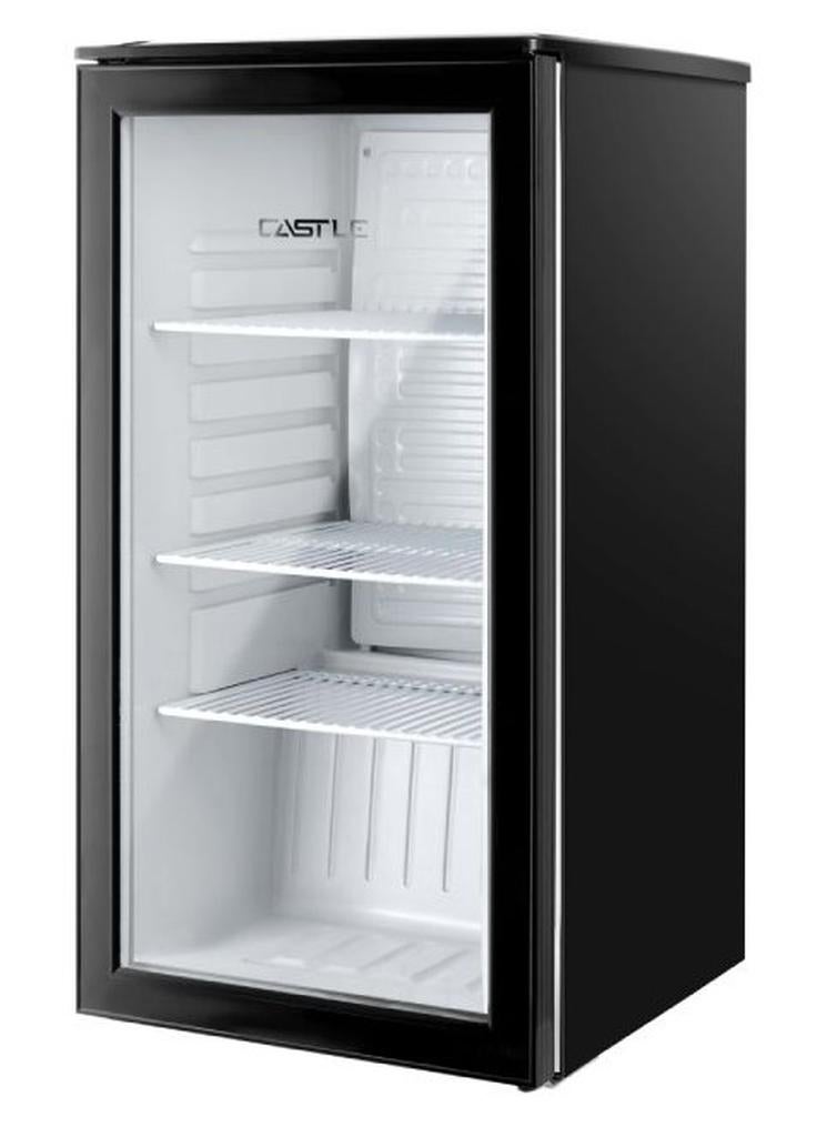 كاسل ثلاجة كاسيل ميني بار، 70 لتر، 3.5 قدم، باب زجاج، FR 1070 G - اسود