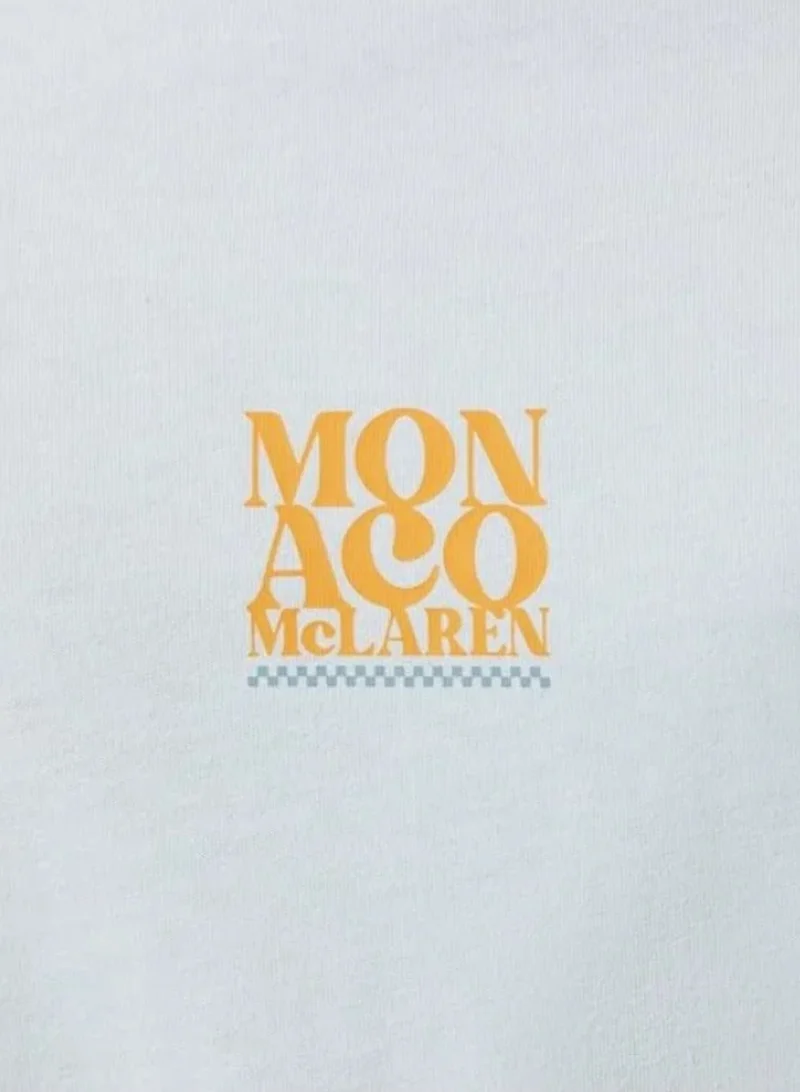 Mclaren White MCLAREN MENS MONACO GRAPHIC T-SHIRT for Men | Best Price UAE