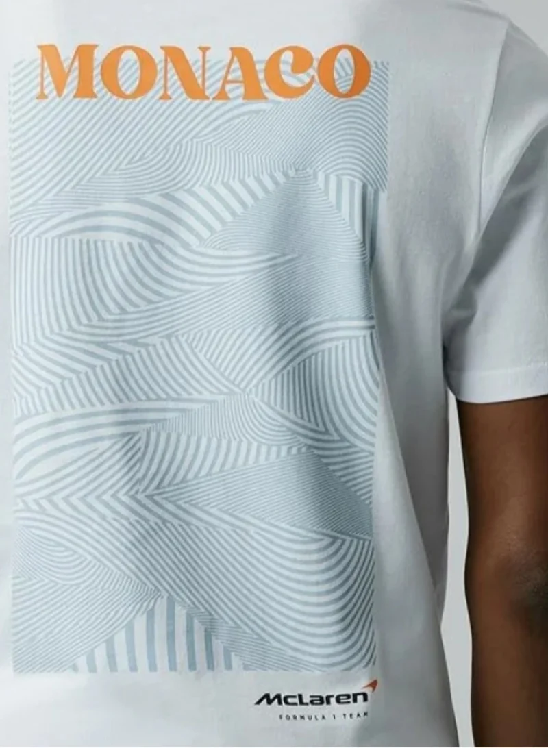 Mclaren White MCLAREN MENS MONACO GRAPHIC T-SHIRT for Men | Best Price UAE