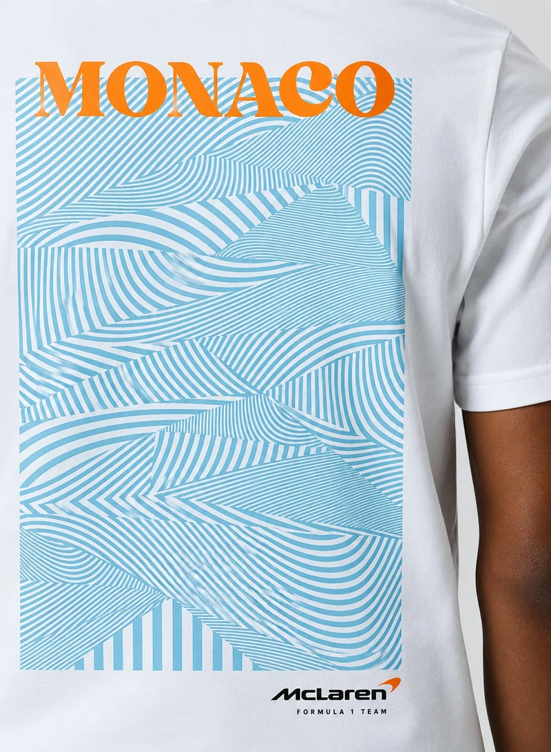 Mclaren McLaren Men's Monaco Graphic T-Shirt in White
