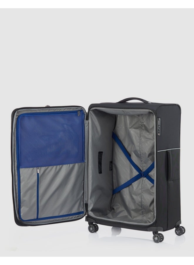 Samsonite 73H SP Expandable Spinner 78cm – Black (Soft side Luggage) - Image 2