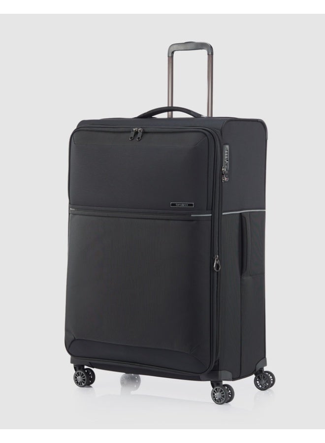Samsonite 73H SP Expandable Spinner 78cm – Black (Soft side Luggage) - Image 1