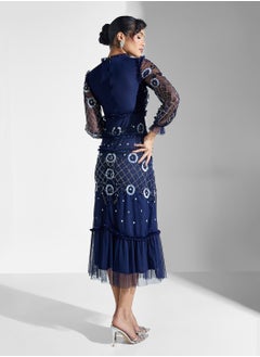 Frock and Frill Embellished Midi Dress  - Image 2