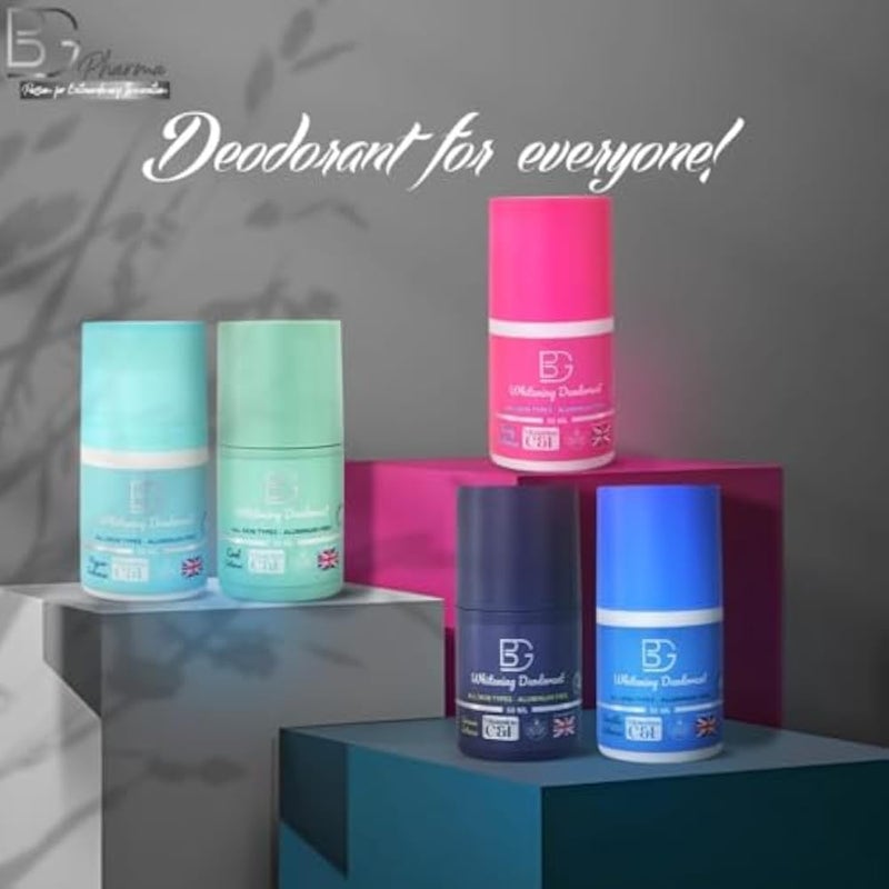 BG Deodorant Roll-On Aroura Intense – 50 ML-48-Hour Protection - Aluminum-Free - Soft & Gentle - Image 4