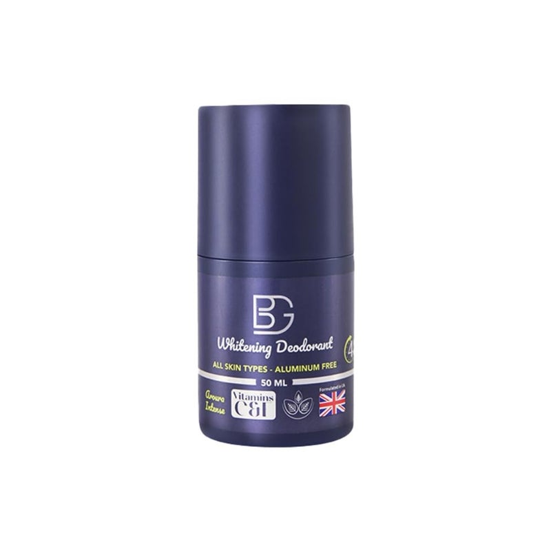 BG Deodorant Roll-On Aroura Intense – 50 ML-48-Hour Protection - Aluminum-Free - Soft & Gentle - Image 1