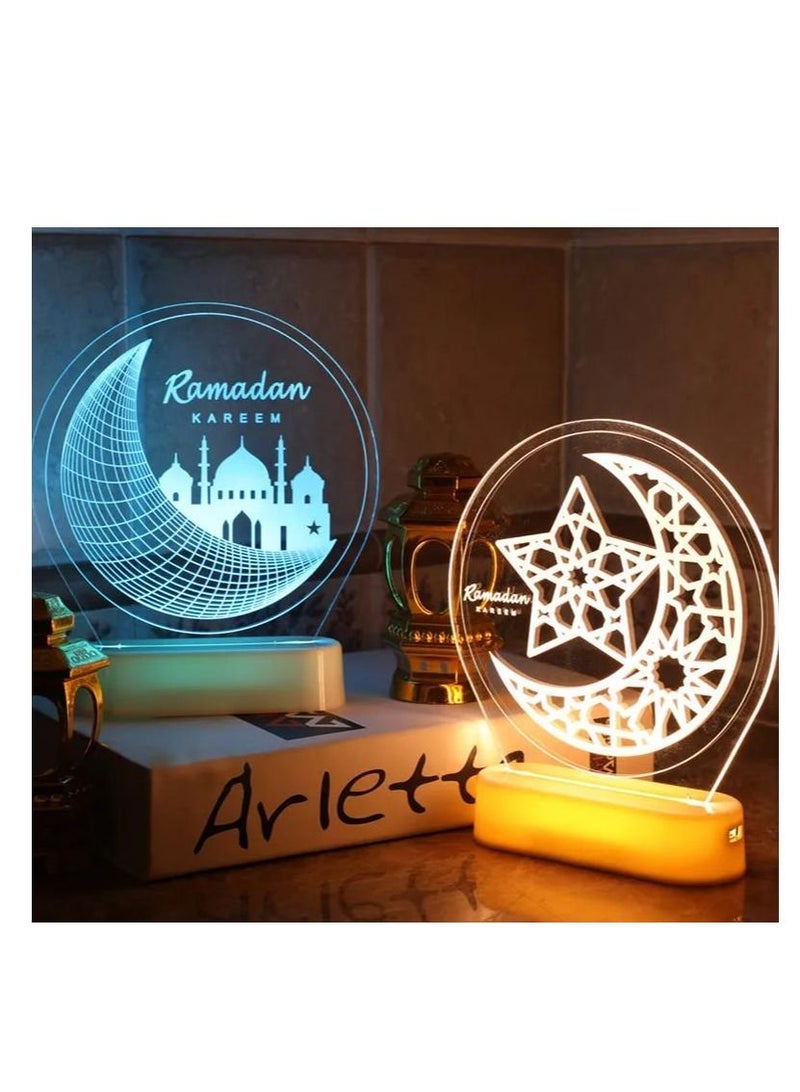 Y&D Kraff R Ramadan And Eid Mubarak Decorations Light Battery Types Led Night Kareem - Image 2