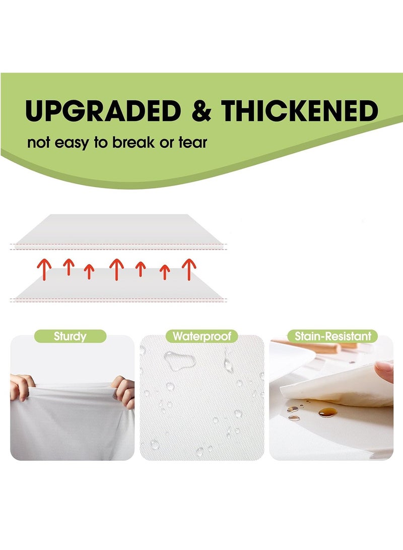 GoodTool Disposable Plastic Tablecloths 4 Pack Rectangle Waterproof Decorative Table Cover for BBQ Party Wedding Indoor Outdoor Use - Image 3