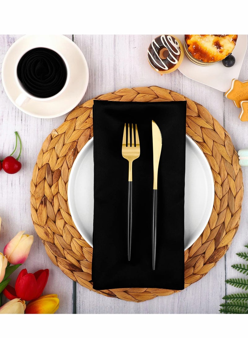 KASTWAVE Square Satin Napkin Bright Silk Table Soft Smooth Fabric - Image 5